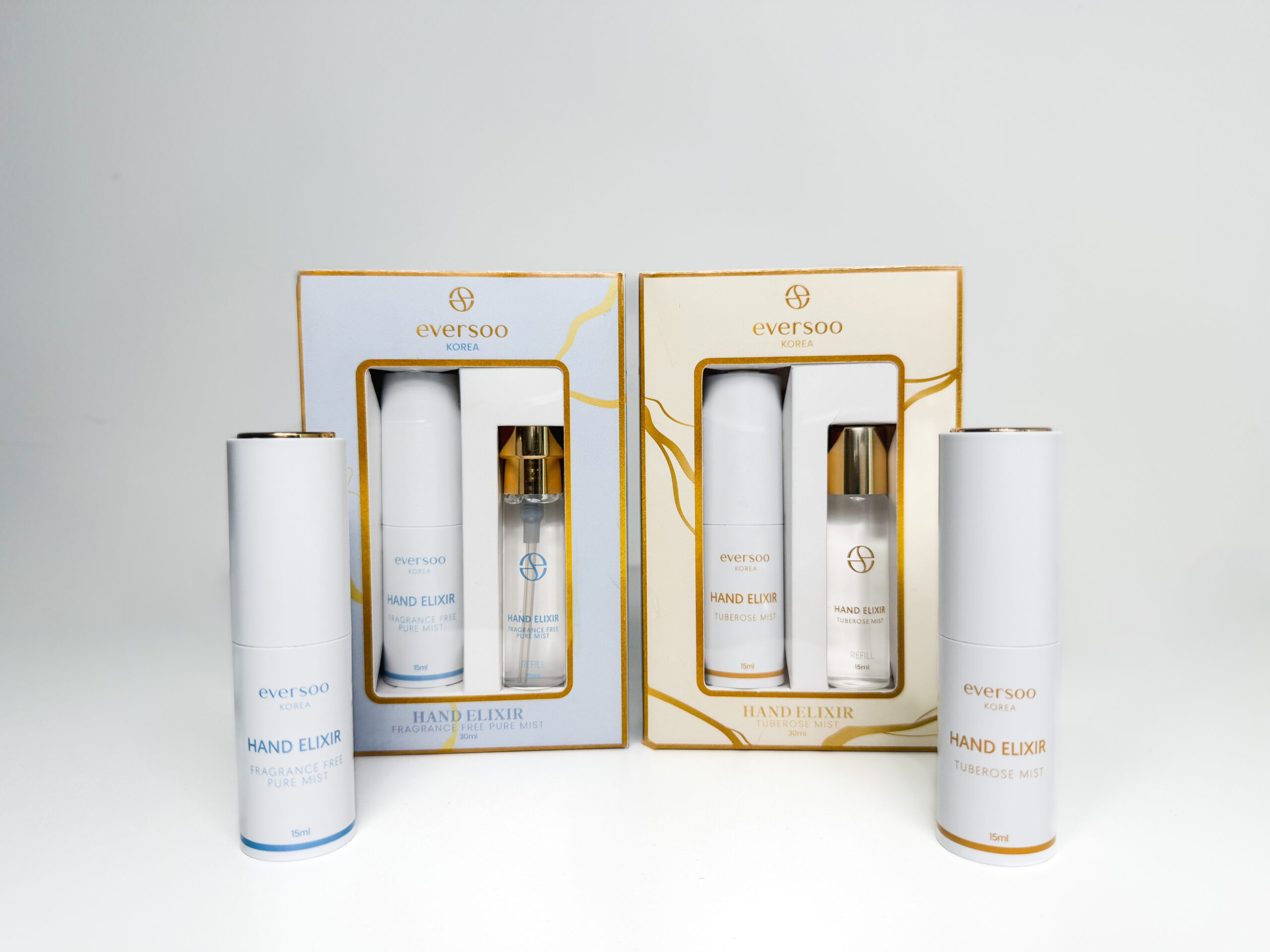 Fragrance free& Tuberose set Eversoo Fragrance free + Tuberose hand elixir - Image 2