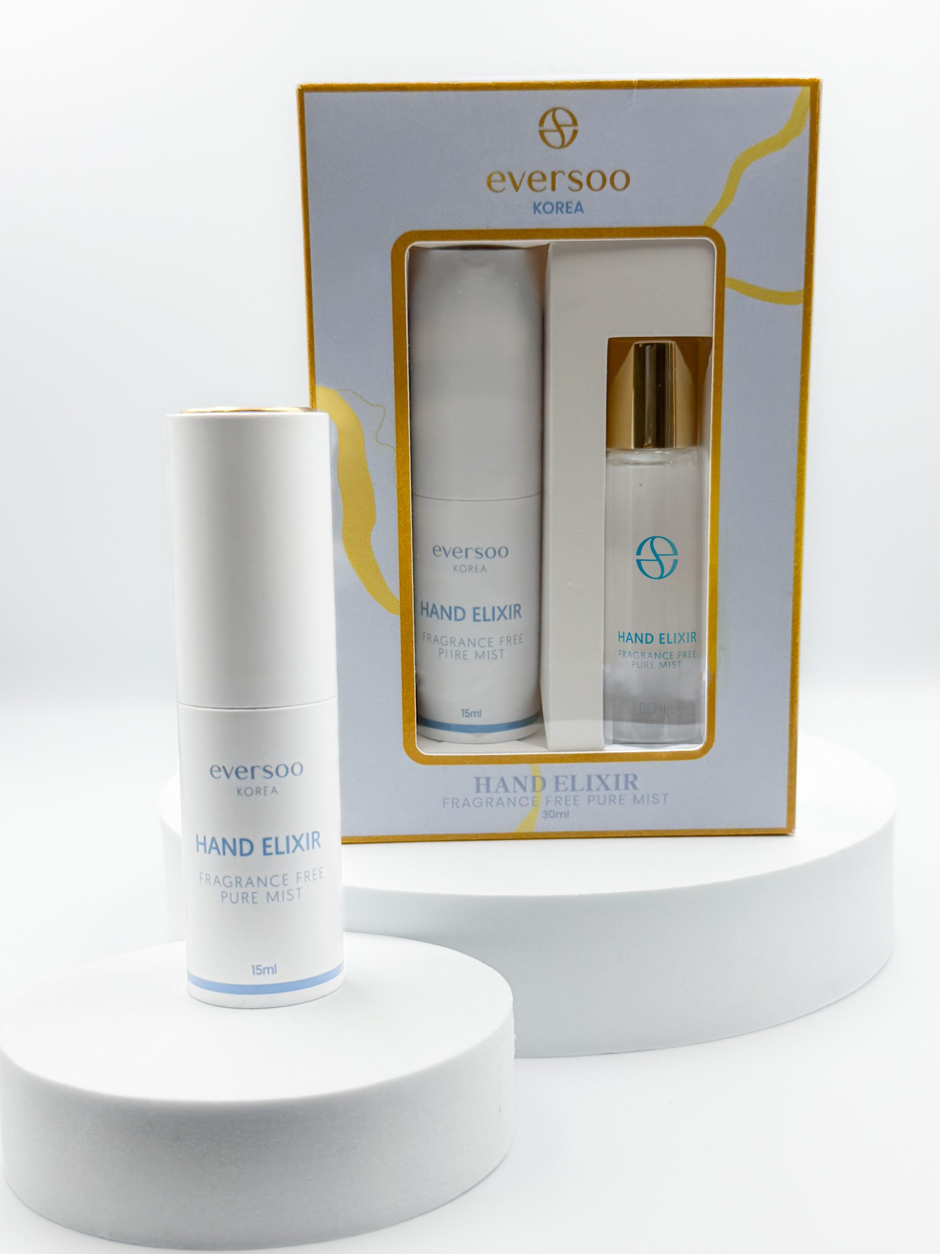 Fragrance free set Eversoo Fragrance free hand elixir - Image 2